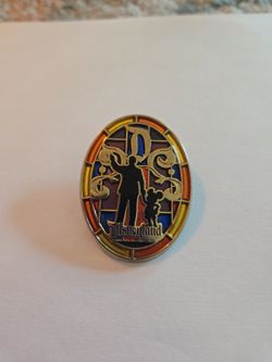 Disneyland "D" Stained Glass Pin