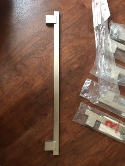 Richelieu Hardware Contemporary 12-5/8 in. (3210 mm) Brushed Nickel Cabinet Pull
