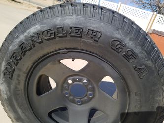 Goodyear Wrangler GS-A Truck Tire And Rim for Sale in Hesperia, CA - OfferUp