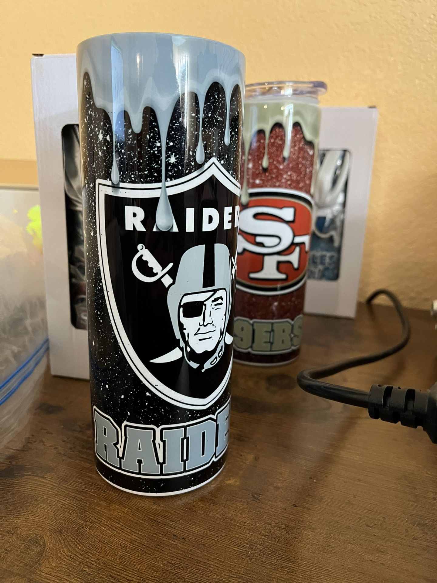 Raiders 20 Oz Tumbler