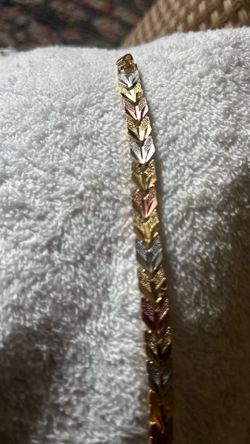 Gold plated bracelet