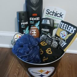 Pittsburgh Steelers Fathers Day Gift Basket 