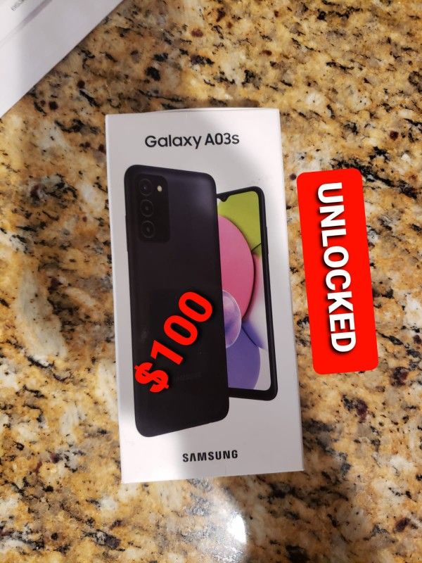 SAMSUNG GALAXY A03 UNLOCKED TO ANY COMPANY