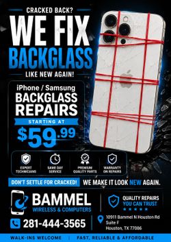 Backglass on Sale