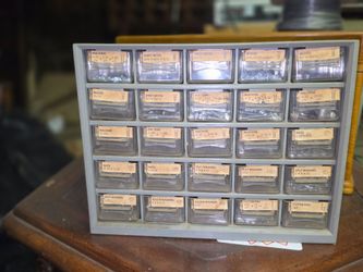 Vintage parts organizer