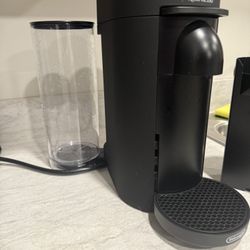 Nespresso VertuoPlus Coffee Maker and Espresso Machine by DeLonghi Black Matte: