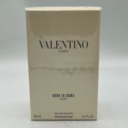 Valentino Uomo Born In Roma Ivory EDT 3.4 Fl. oz. 100 Ml. New Sealed *Authentic*