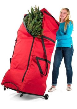 Santa’s Bags XXL Rolling Christmas Tree Storage Bag – Up to 12 Ft – NEW