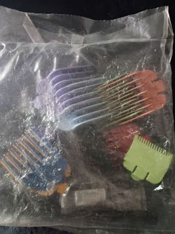 Clipper guards, comb, and oil