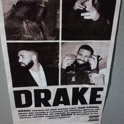 Drake Canvas Poster Ovo Season Wall Art Room Aesthetic Music Rapper Fan Art Gift