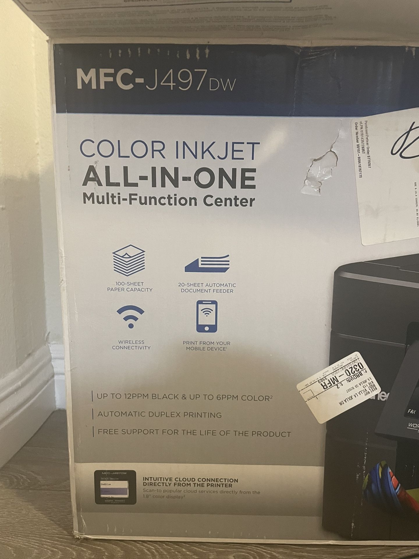 Brother MFC-J497DW Printer