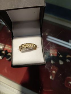 Nugget band ring