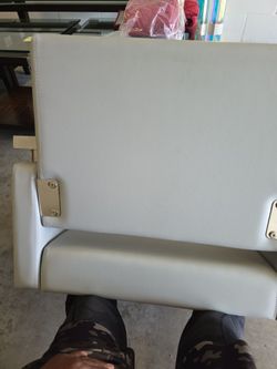 White  Leather like  Lounge Chair with Chrome Arms