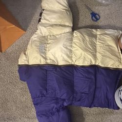 Supreme x The North Face Split Nuptse Jacket “Tan”