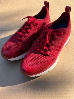 Dr. Comfort "Diane" Women's Orthopedic Athletic Shoes - Size 7.5M (Red)