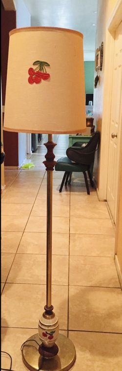 Vintage cherry lamp