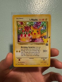 Pokemon Pikachu Birthday Celebrations 24 NM