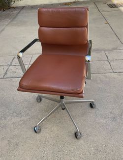 Laura Davidson SOHO II Padded leather Management Office Chair - Brown