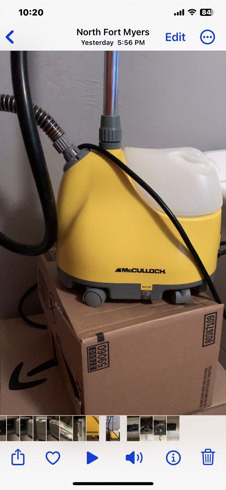 clothes/drapery steamer