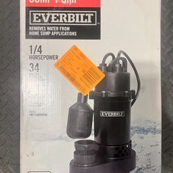 Sump pump Everbilt