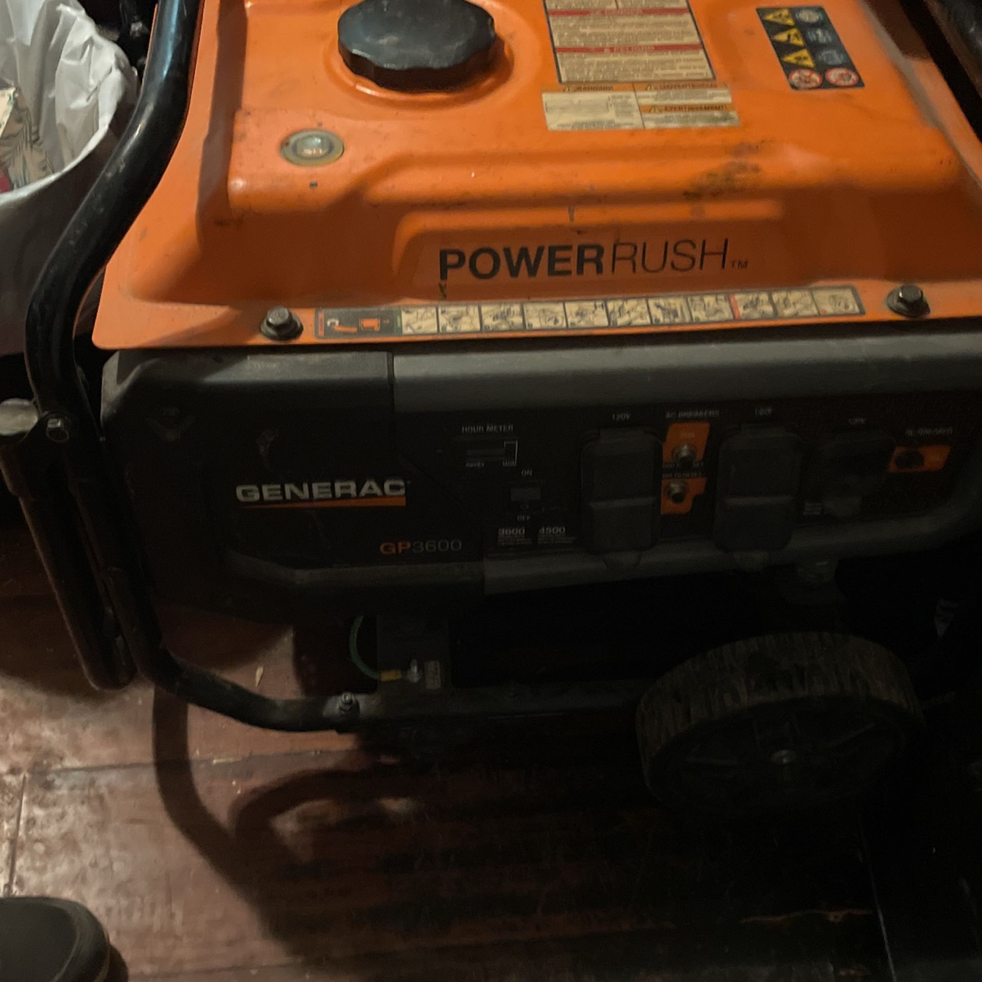 Generator Generac Power rush Gp3600