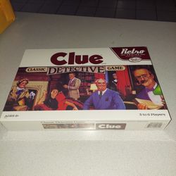 2014 RETRO CLUE BOARD GAME NEW FACTORY SEALED 