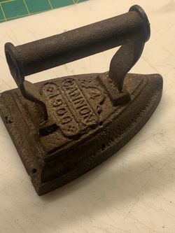 Antique iron CANNON 1900 #5.