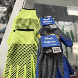 4 Pair of Work Gloves 