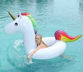 Unicorn Inflatable Raft Ring Floatie Float