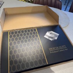 Silverware Cutlery Set 24pcs (Gold/Silver/Black/Blue)