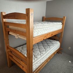Twin Bunk Beds and dresser