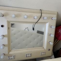 Holly Wood Vanity Mirror 