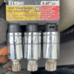 1/2 Triple Square Bit Socket Set 