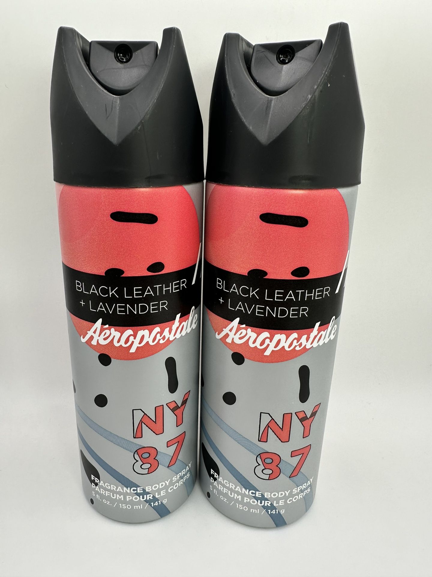 (2Pcs) Aeropostale body spray black leather + Lavender