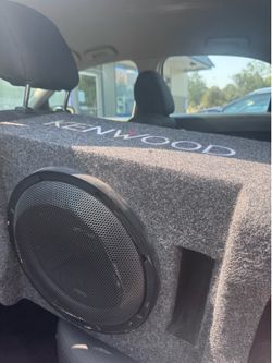 Kenwood sub & dual amp kit