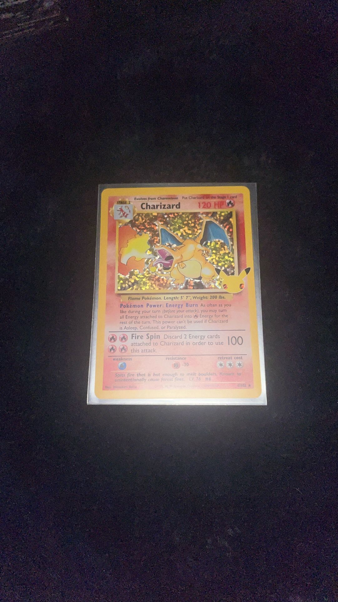 Charizard Celebrations Edition Pokémon Card