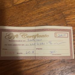 Panhandle games and collectibles money certificate