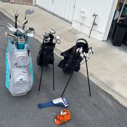 Golf Clubs And Golf Bags 