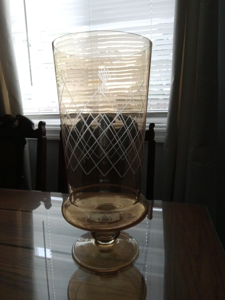 Amber Glass. Decanter