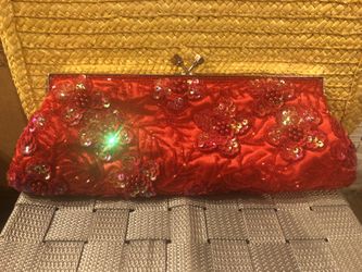 Red Jeweled Purse