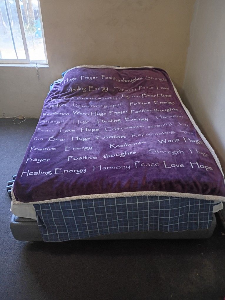 full size mancini's sleep world adjustable massage bed