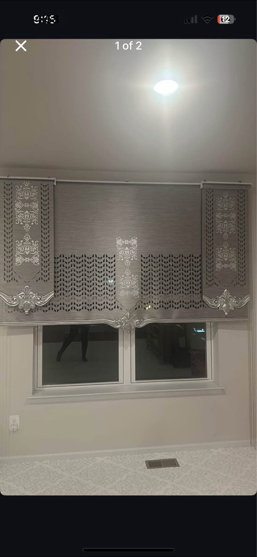 Antique roller shades