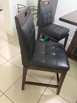 Dining table with chairs