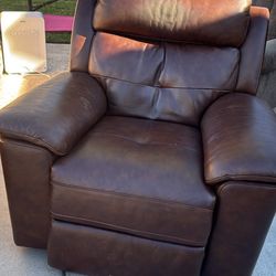 Leather Automatic Recliner 
