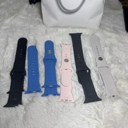 Apple Watch lot of 5 sports bands 42/44/45mm