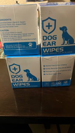 Dog Ear Wiped