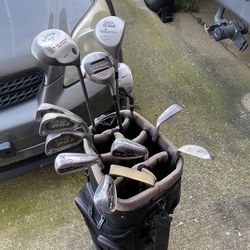 Golf Clubs With Callaway Bag 