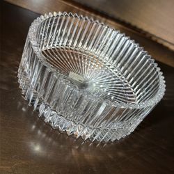 BEAUTIFUL MIKASA-Japan Made Vintage Crystal Bowl. Never Used