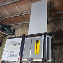 Rousseau PortaMax 2780 Table Saw Stand and outfeed extension table