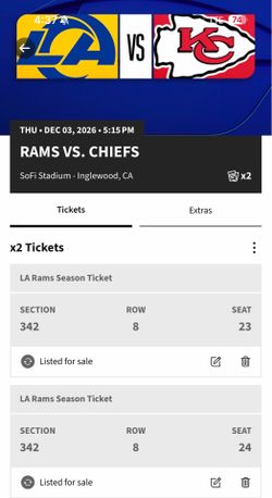 Rams vs Chiefs